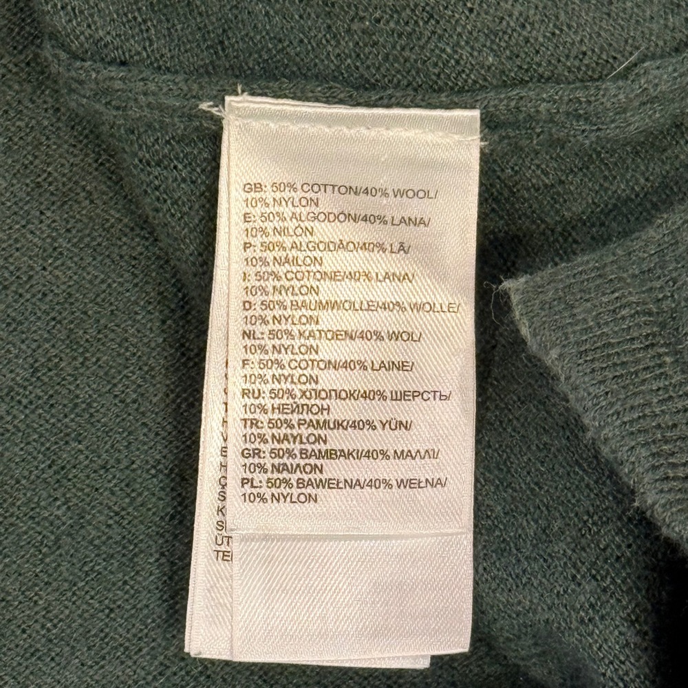 The North Face Mens Quarter Zip Pullover knit Sweater Casual Outdoors M - Picture 9 of 12